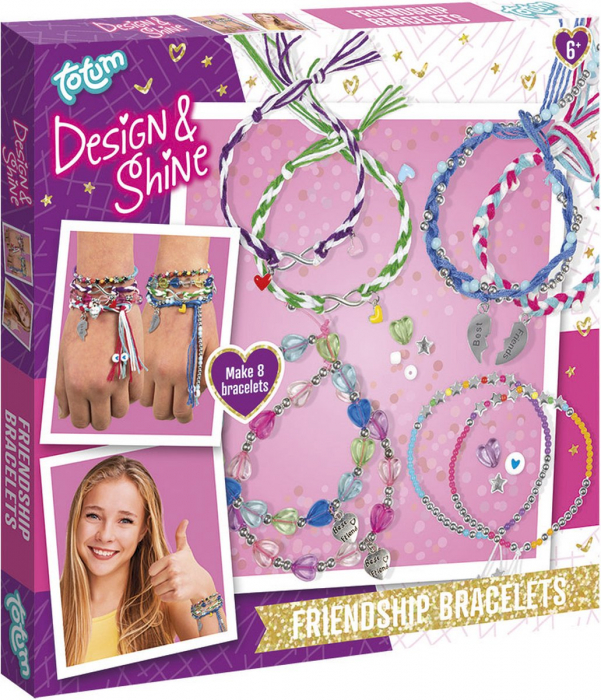 Set creativ DYI Bratarile prieteniei, Design and shine [1]