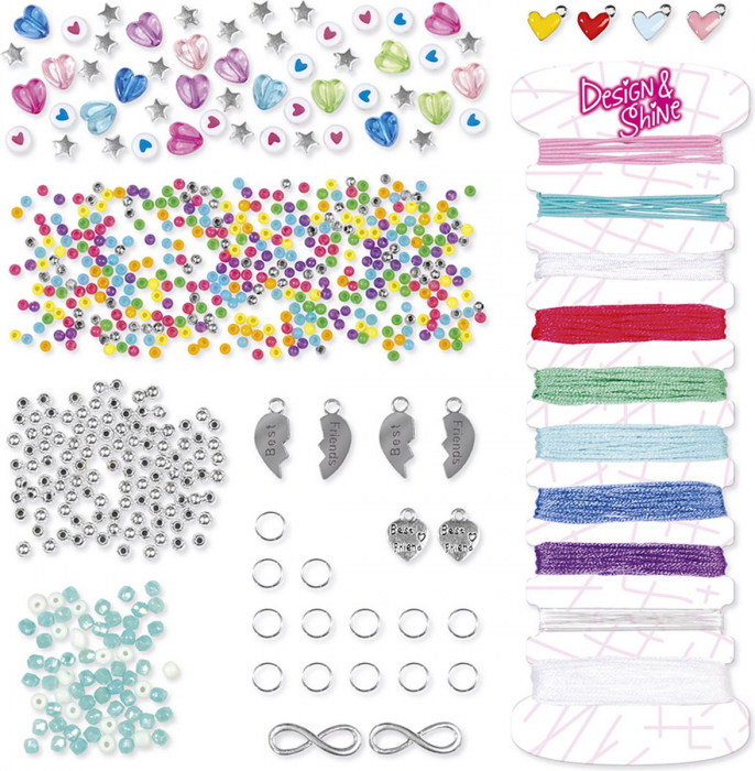 Set creativ DYI Bratarile prieteniei, Design and shine [2]