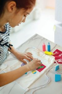 Set creativ - Imprimare cu sabloane pentru textile [3]