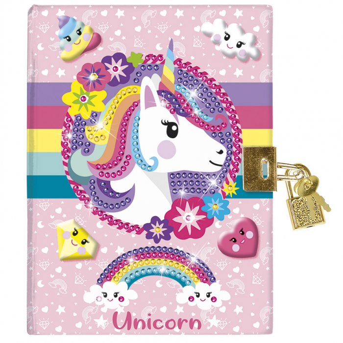 Set creativ Jurnalul meu cu unicorni si diamante [2]