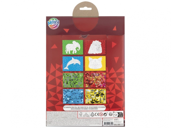 Set creativ, Lipeste pe numere, A4, animale, Grafix [2]