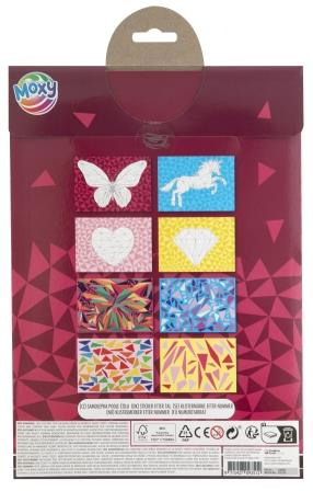 Set creativ, Lipeste pe numere, A4, fantezie, Grafix [2]