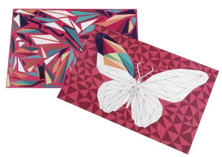 Set creativ, Lipeste pe numere, A4, fantezie, Grafix [5]