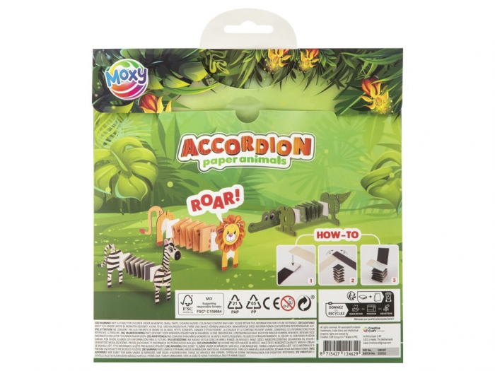 Set creativ Origami ondulat, animale salbatice [2]