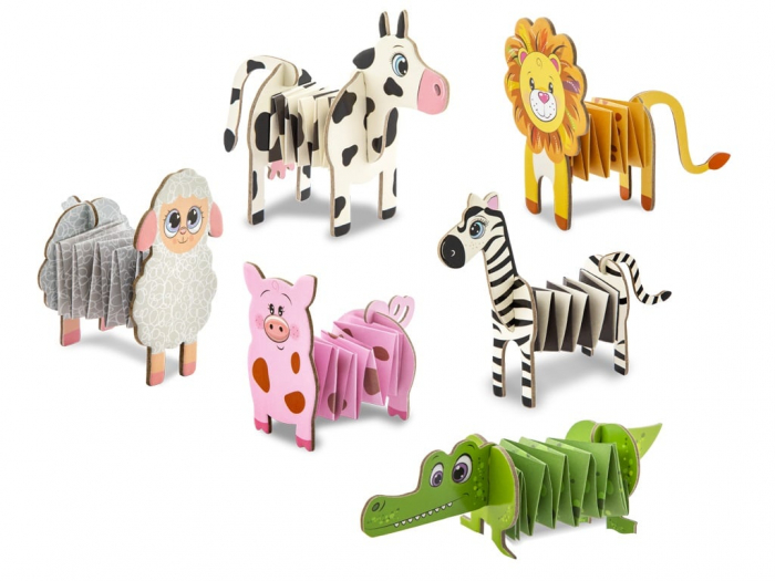Set creativ Origami ondulat, animale salbatice [3]
