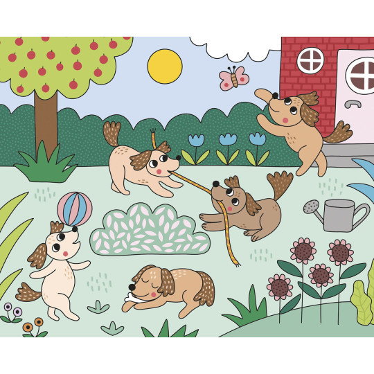 Set creativ, pictura magica cu apa - Animale de companie [4]