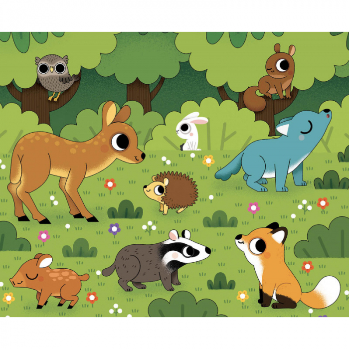 Set creativ, Pictura magica cu apa, puiuti de animale [3]