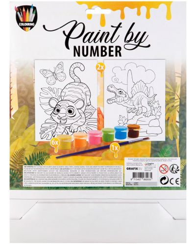 Set creativ Pictura pe numere, Animale salbatice [2]