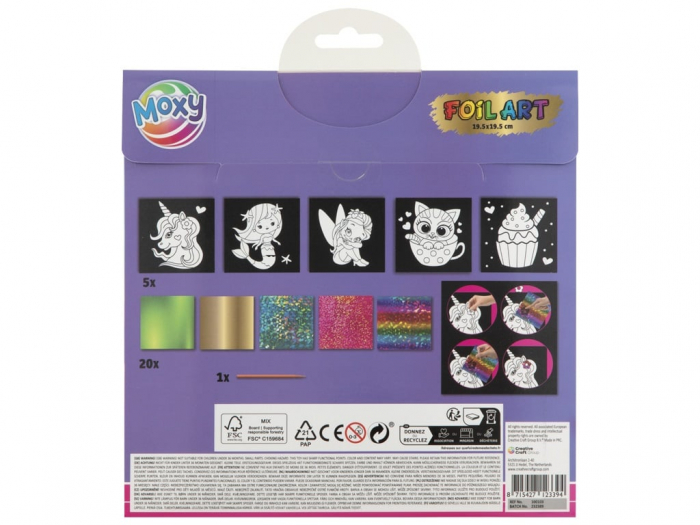 Set creativ transfer, Foil Art, Unicorn [2]