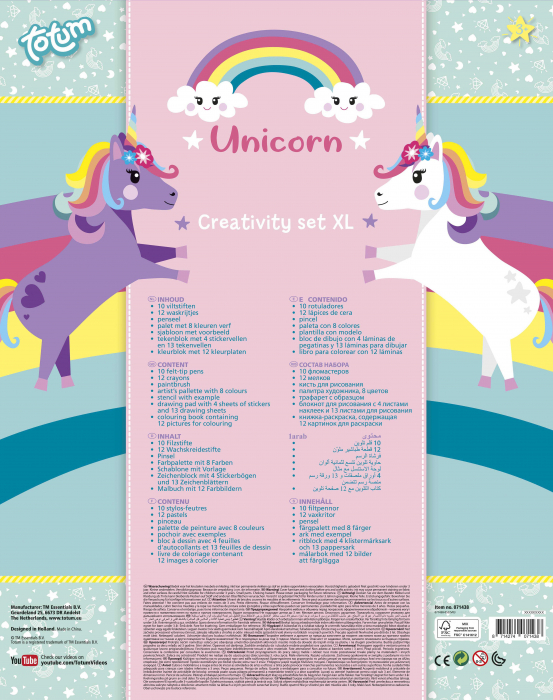 Set creativ XL cu unicorni [4]