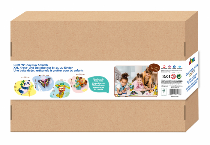 Set creativ XXL de razuit - Craft  N  Play Box [3]