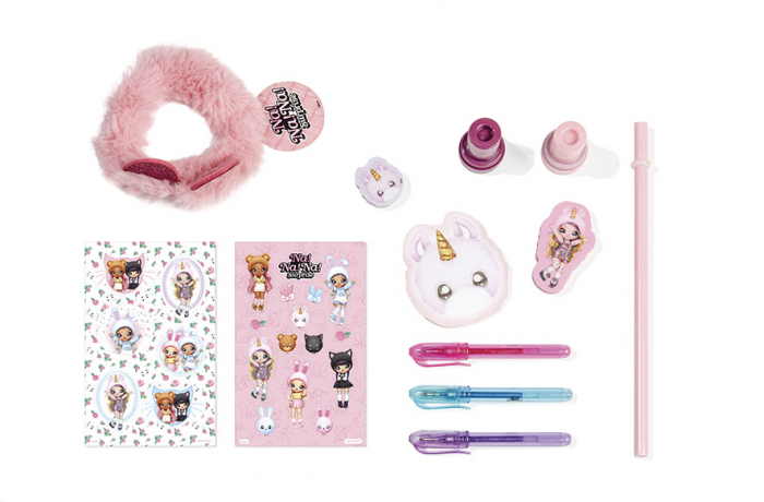 Set cu accesorii creative cu unicorni, sub forma de pahar cu pai Na!Na!Na! Surprise [2]