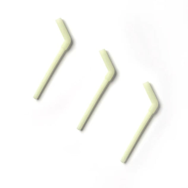 Set de 3 paie reutilizabile Miniware, 100% din silicon alimentar, Key Lime [1]