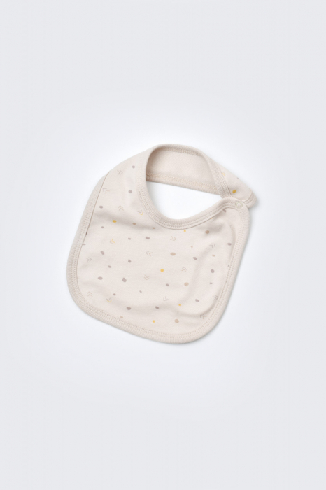 Set de 5 piese pentru nou nascut - 100% bumbac organic - Crem cu buline, Baby Cosy [6]