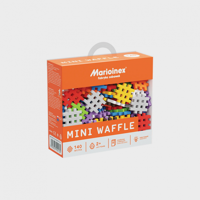 Set de constructie, 140 piese, Mini Waffles, Marioinex [4]