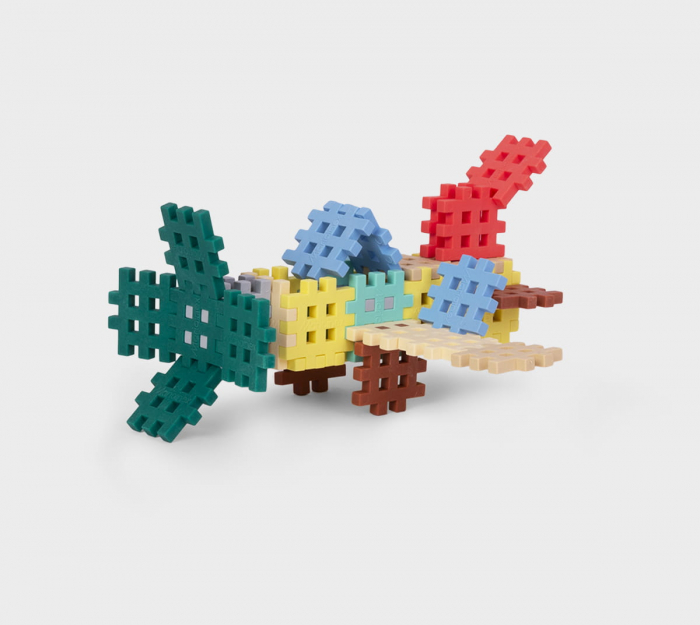 Set de constructie, 140 piese, pastel, Mini Waffles, Marioinex [2]