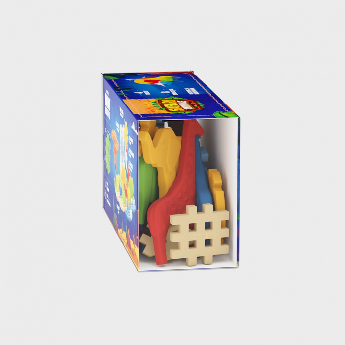 Set de constructie, Animale salbatice,Safari, 50 piese, Mini Waffles, Marioinex [5]