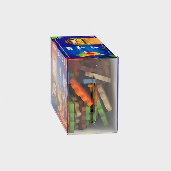 Set de constructie, Animale salbatice,Safari, 50 piese, Mini Waffles, Marioinex [6]