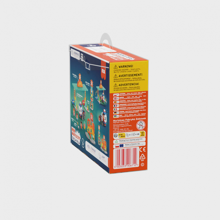 Set de constructie, Benzinaria, 148 piese, Mini Waffles, Marioinex [3]