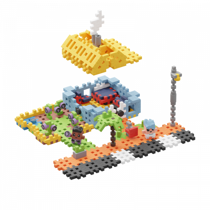 Set de constructie, Casuta familiei, 148 piese, Mini Waffles, Marioinex [8]
