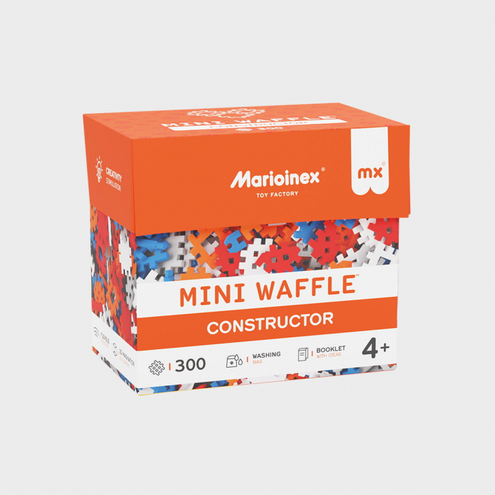 Set de constructie, Constructor, 300 piese, Mini Waffles, Marioinex [1]
