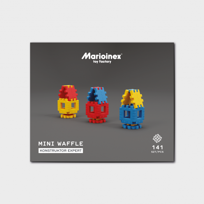 Set de constructie, Constructor Expert, 141 piese, Mini Waffles, Marioinex [7]