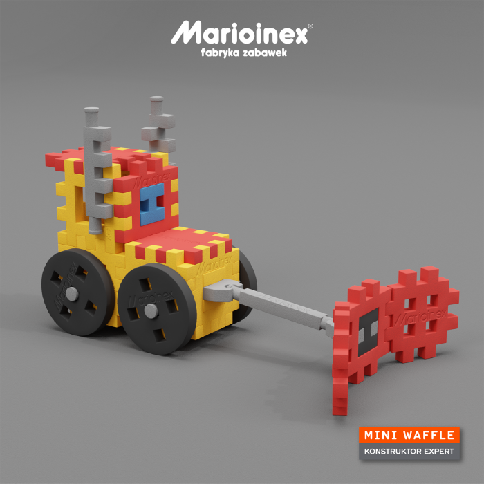 Set de constructie, Constructor Expert, 141 piese, Mini Waffles, Marioinex [6]
