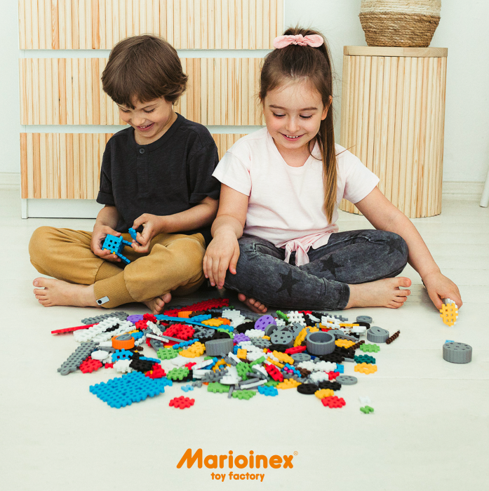 Set de constructie, Constructor Expert, 141 piese, Mini Waffles, Marioinex [3]