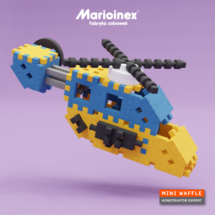Set de constructie, Constructor Expert, 141 piese, Mini Waffles, Marioinex [4]