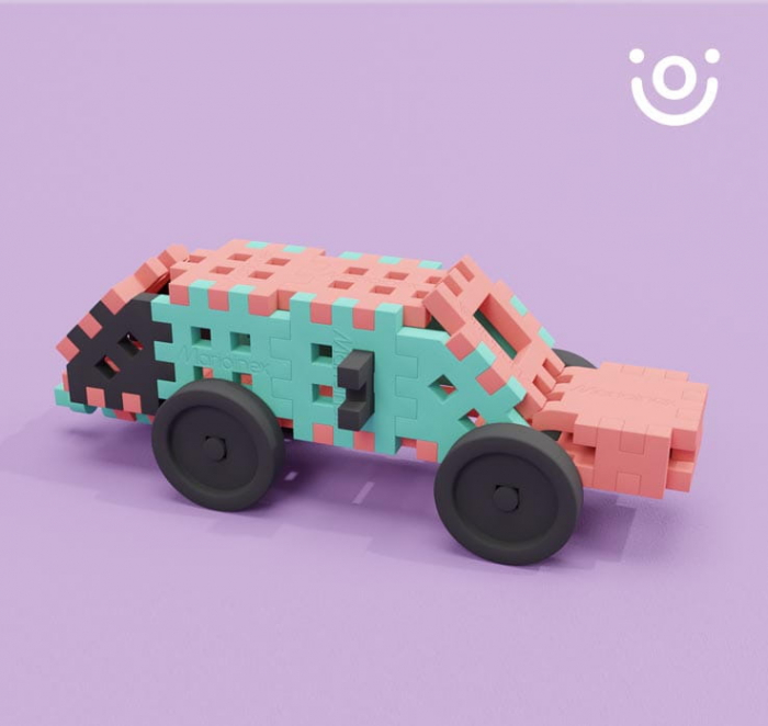 Set de constructie, Constructor Expert, 71 piese, Mini Waffles, Marioinex [3]