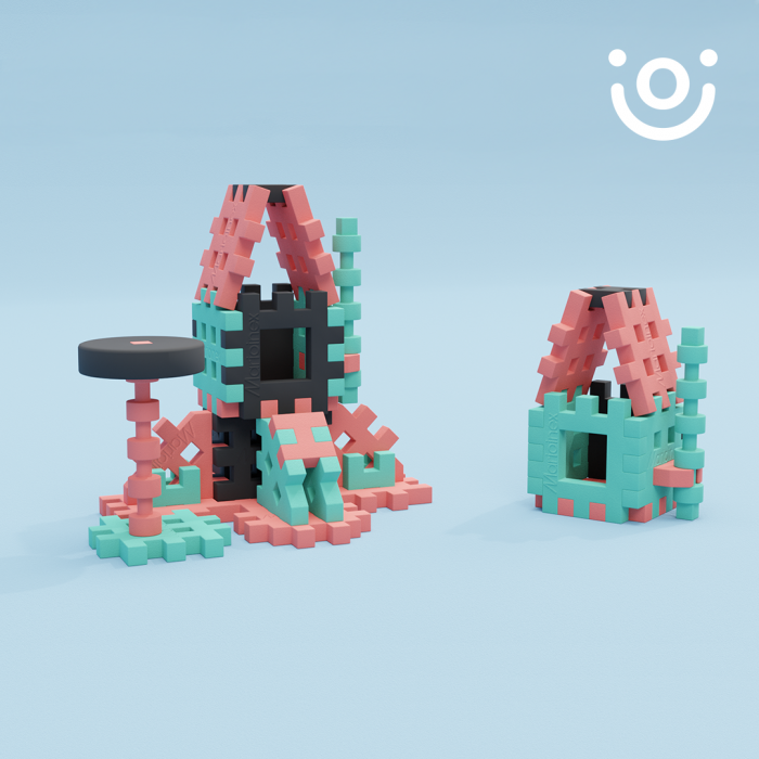 Set de constructie, Constructor Expert, 71 piese, Mini Waffles, Marioinex [6]