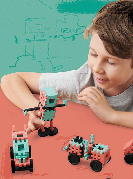 Set de constructie, Constructor Expert, 71 piese, Mini Waffles, Marioinex [2]
