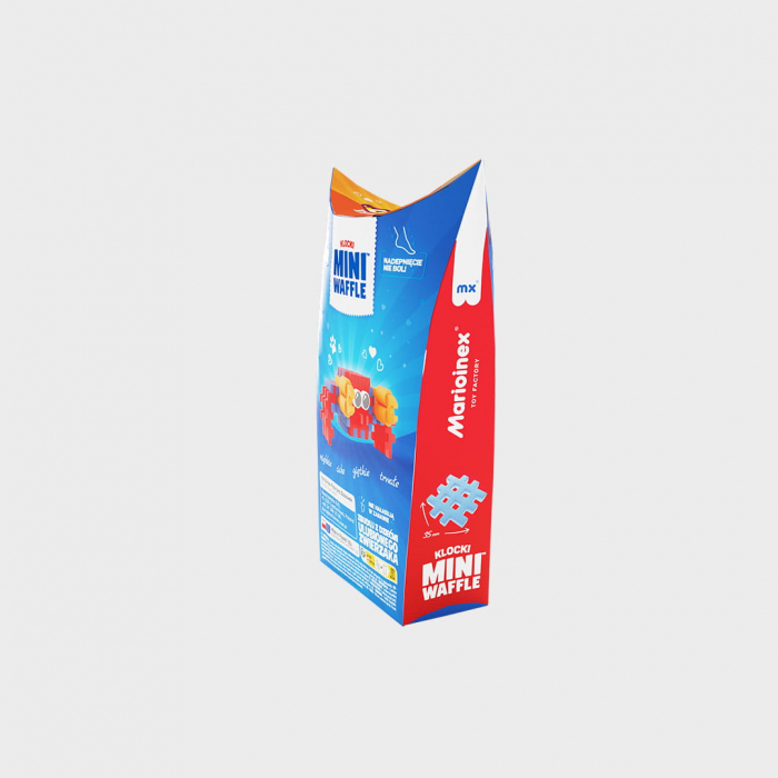 Set de constructie de calatorie, Crab, 33 piese, Micro Waffles, Marioinex [6]