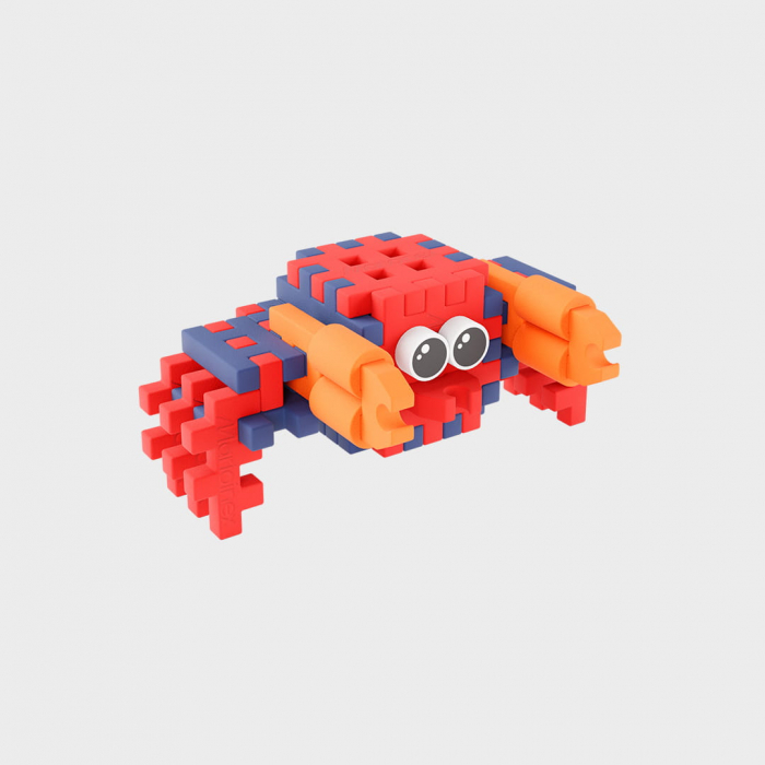 Set de constructie de calatorie, Crab, 33 piese, Micro Waffles, Marioinex [2]