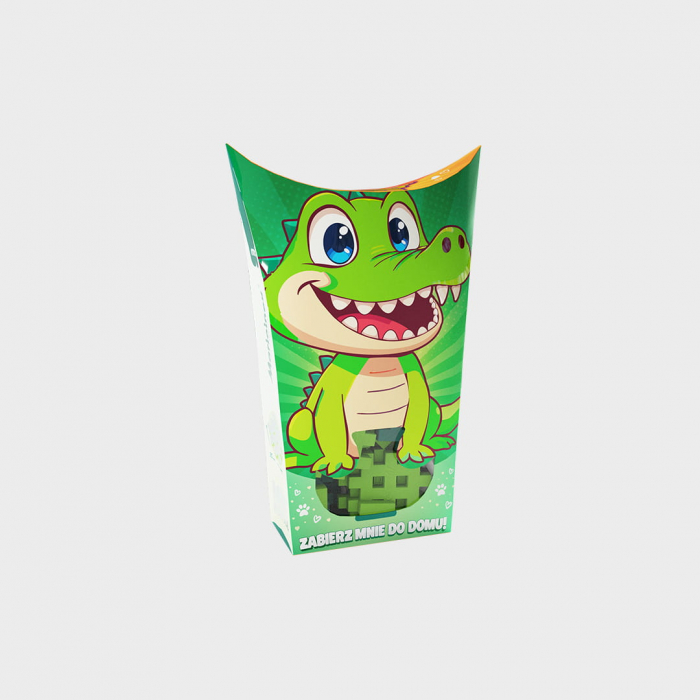 Set de constructie de calatorie, Crocodil, 34 piese, Micro Waffles, Marioinex [3]