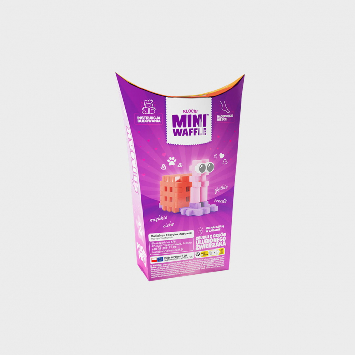 Set de constructie de calatorie, Melc, 15 piese, Micro Waffles, Marioinex [4]