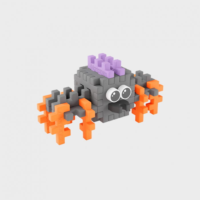 Set de constructie de calatorie, Paianjen, 25 piese, Micro Waffles, Marioinex [2]