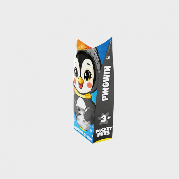 Set de constructie de calatorie, Pinguin, 17 piese, Micro Waffles, Marioinex [5]