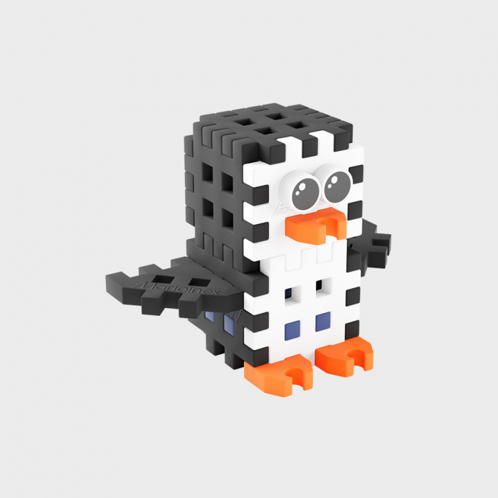 Set de constructie de calatorie, Pinguin, 17 piese, Micro Waffles, Marioinex [2]