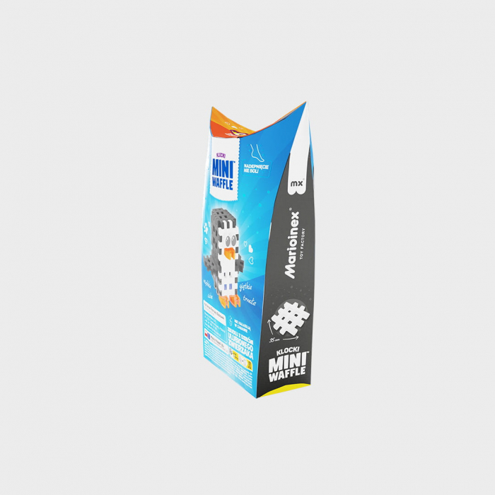 Set de constructie de calatorie, Pinguin, 17 piese, Micro Waffles, Marioinex [6]