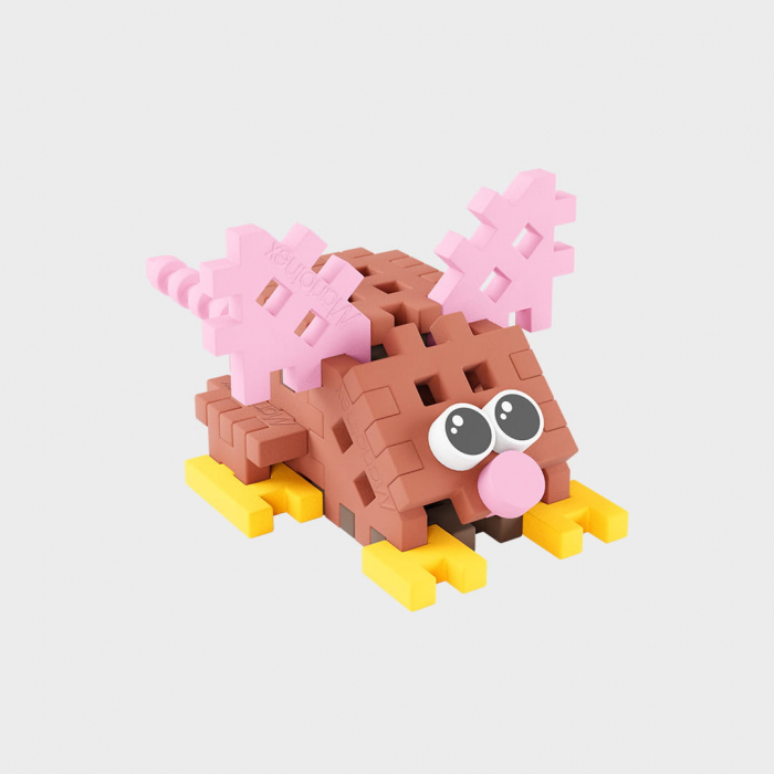 Set de constructie de calatorie, Soricica, 25 piese, Micro Waffles, Marioinex [2]
