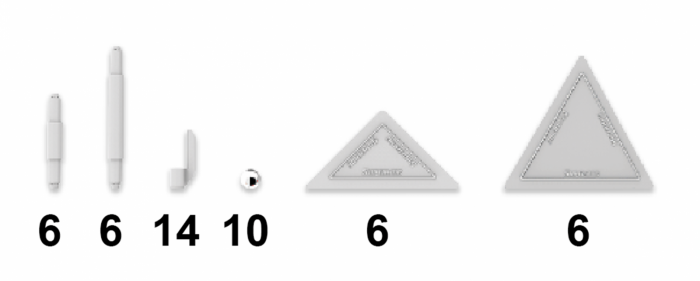 Set de constructie magnetic de baza Supermag Tags, 48 piese [4]