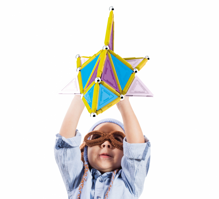 Set de constructie magnetic de baza Supermag Trendy, 35 piese [6]