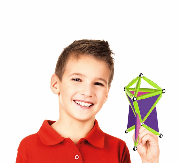 Set de constructie magnetic de baza Supermag Trendy, 35 piese [5]