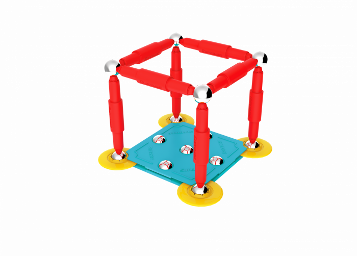 Set de constructie magnetic Supermag Classic, 27 piese [5]