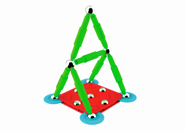 Set de constructie magnetic Supermag Classic, 27 piese [6]