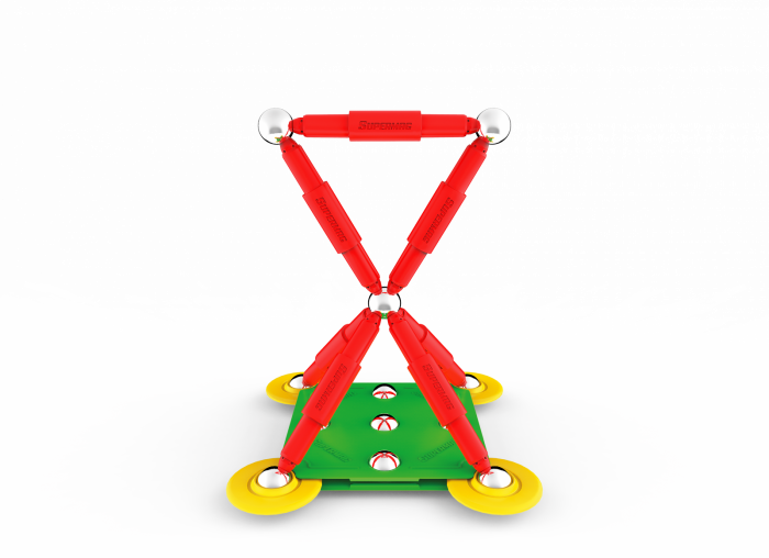 Set de constructie magnetic Supermag Classic, 27 piese [4]