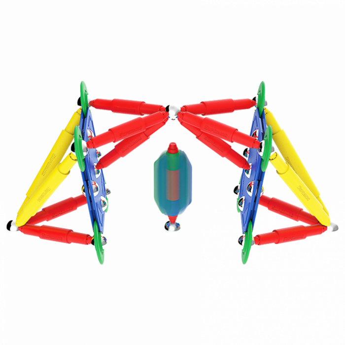 Set de constructie magnetic Supermag Classic, 72 piese [12]