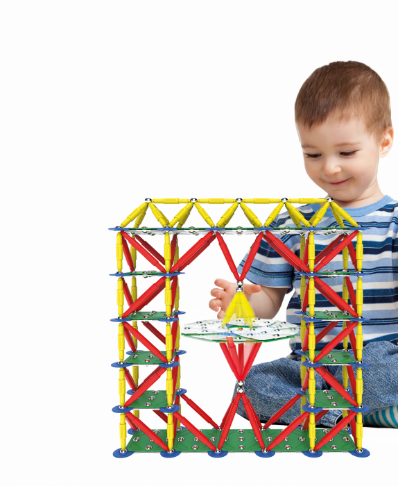 Set de constructie magnetic Supermag Classic, 72 piese [2]