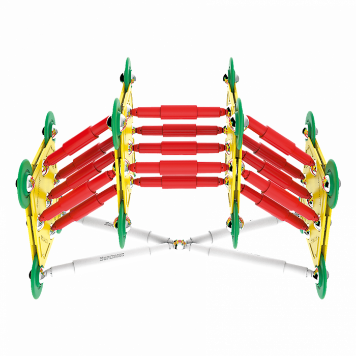 Set de constructie magnetic Supermag Classic, 98 piese [4]